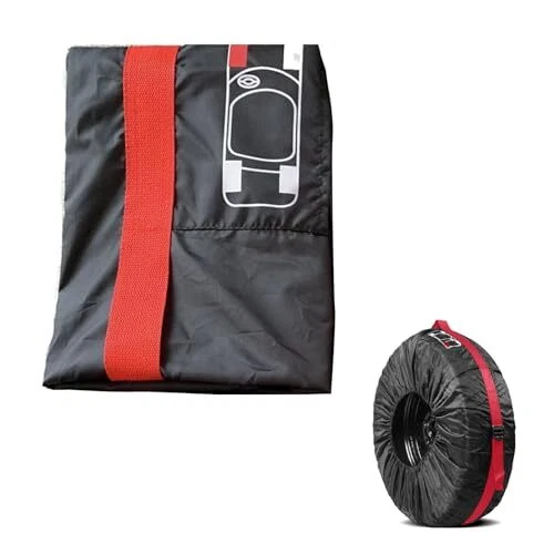 Lot De 2 Housses De Protection Pneus Caravane 80 Cm - Étanches Et UV Noires