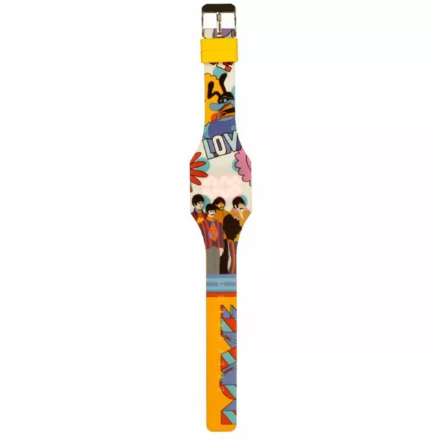 Official The Beatles Yellow Submarine Silicone Digital Wrist Watch Bnwt *