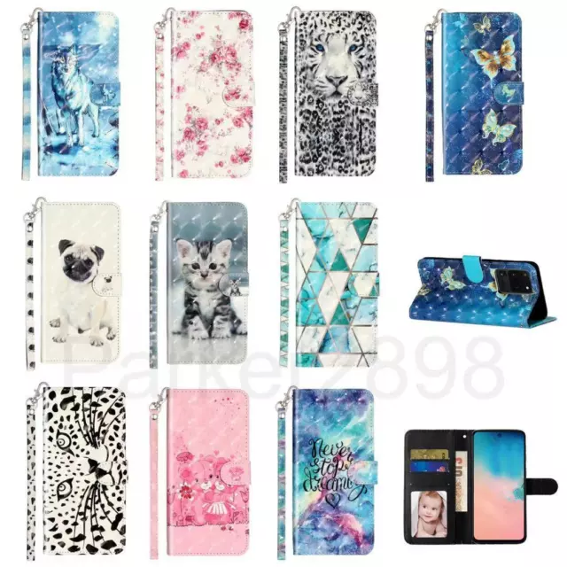 Case for Samsung Galaxy S21 S20 S10 S9 Ultra Plus FE Note 20 10 9 Leather Flip