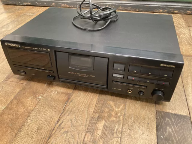 Pioneer CT-S330 HiFi Stereo Cassette Deck Kassettendeck Tapedeck  ✅