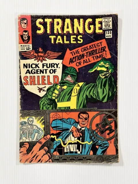 Strange Tales #135 1st Nick Fury and SHIELD 1965 Fair (FR) Cent copy