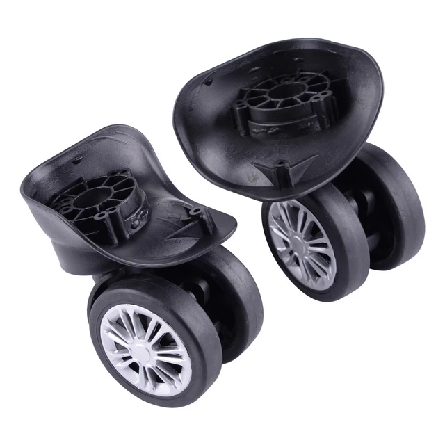 1 PAIR REPLACEMENT Luggage Wheels 360 Swivel Spinner Suitcase