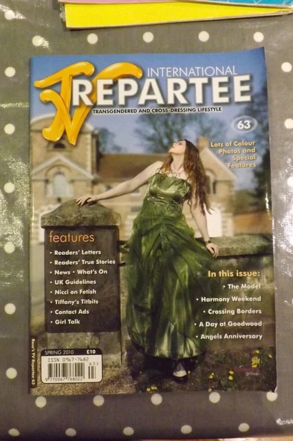 TV REPARTEE CROSS DRESSING LIFESTYLE TRANSVESTISM ISSUE No.63 MAGAZINE ...