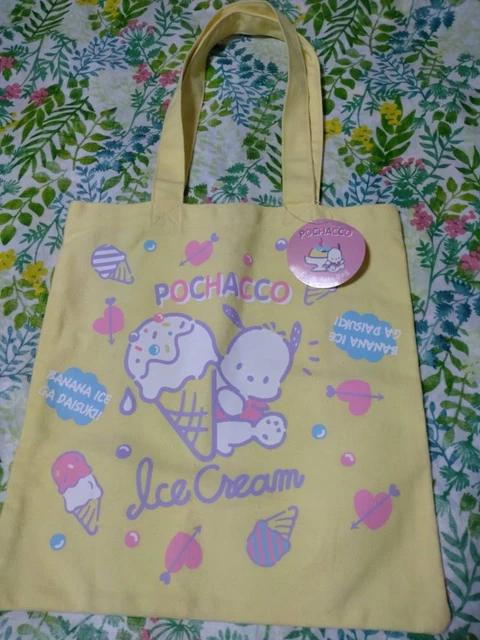 Pochacco Tote Bag Sanrio Ice Cream Summer Kawaii Cute Japan