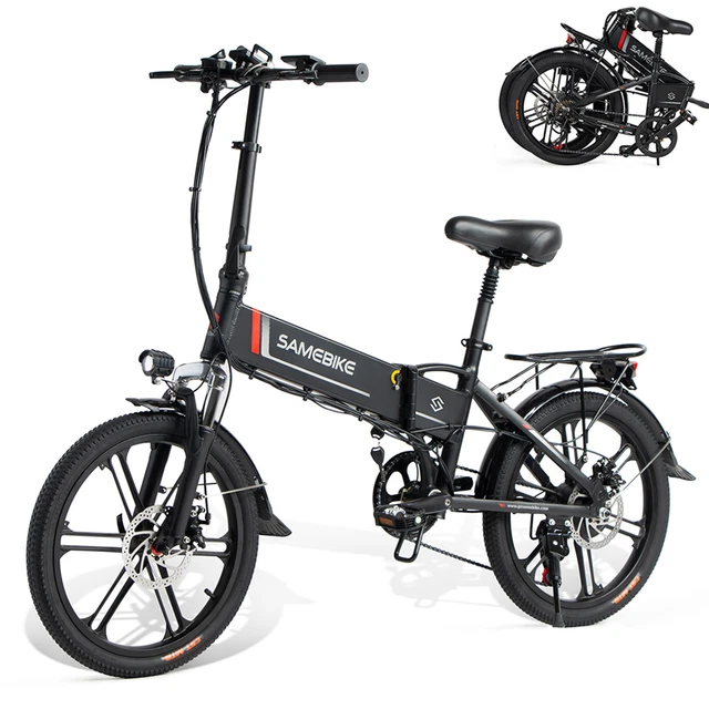 20& FOLDING ELECTRIC Bikes 250W 48V 10AH Mountain Bike EBike City
