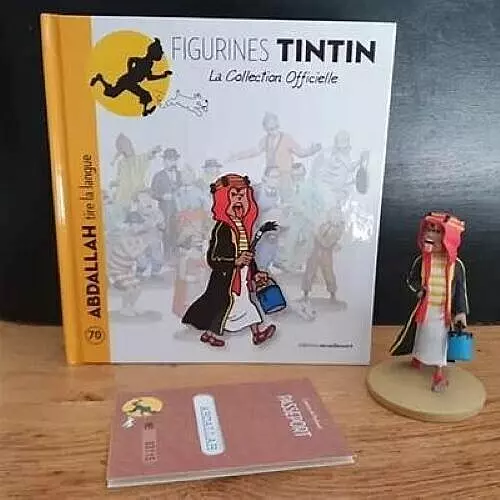 Figurine Tintin Collection Officielle - Abdallah tire la langue n°70