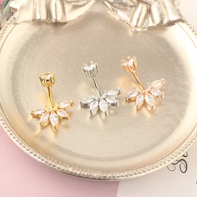 Piercing Donna Ombelico Donna Acciaio Inox Fiori Accessori Piercing Cris DB