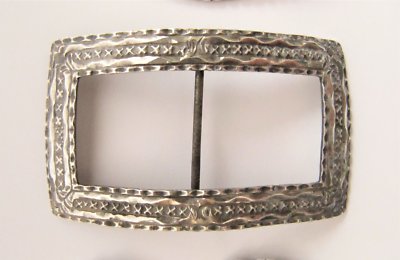 boucle de ceinture Afrique du nord Berbère en argent massif 