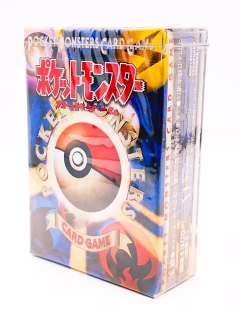 104-01 Mazo de Inicio Japonés 1996 Pokémon Sellado de Fábrica Juego Base JCC - ¡RARO!