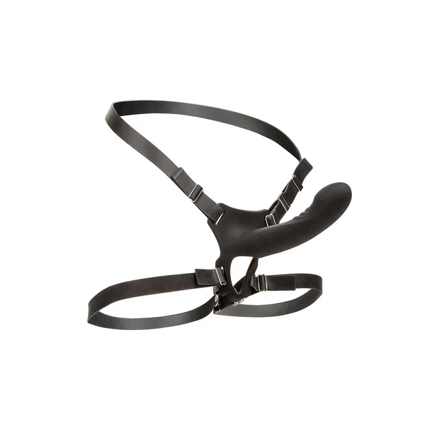 Harnais Ceinture Gode Vibrant Pretty Love VITO - Longueur 17.3 Cm, Silicone, Ajustable - Sextoy Unisexe Neuf