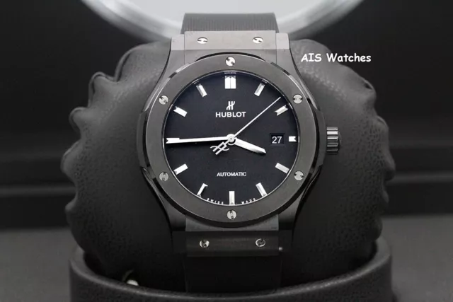 Hublot BNIB Classic Fusion Ceramic Black Magic 542.CM.1171.RX Black Dial 42MM Hublot BNIB Classic Fusion Ceramic Black Magic 542.CM.1171.RX Black Dial 42MM