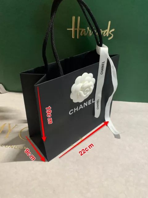 Chanel Small gift bag with ribbon and flower 22*19*9cm
