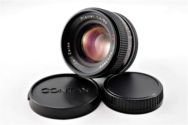 [Exc+5] Contax Carl Zeiss Planar 50mm f1.4 T AEJ MF Lens CY Mount JAPAN #104