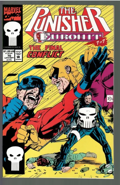 Punisher #70 1992 VF+NM Vol. 2 Eurohit Part 7 of 7 (Marvel) Z