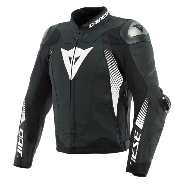 BLOUSON CUIR HOMME Dainese SUPER SPEED 4 BLACK-MATT/WHITE EUR 629,47 - PicClick FR