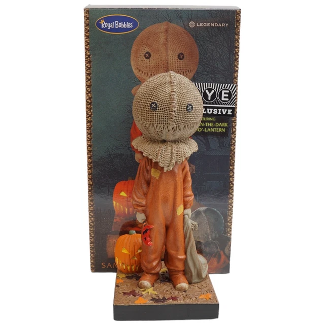 Royal Bobbles Trick R Treat Sam FYE Exclusive Glow In The Dark Jack O Lantern