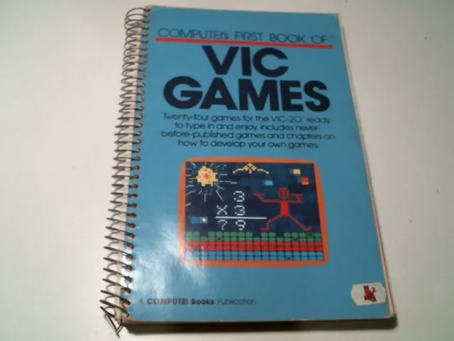 Compute's First Book on VIC Games - 24 games for VIC-20 - Vintage
