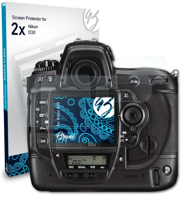 Bruni 2x Protective Film for Nikon D3X Screen Protector Screen Protection