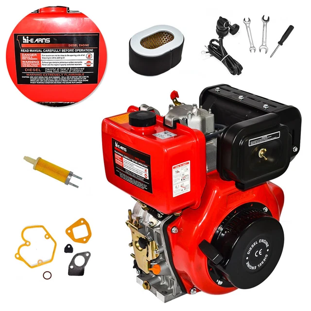 10HP Diesel Engine 411CC Air-cool Single Cylinder 5.5L Oil Tank 4 Stroke Engine