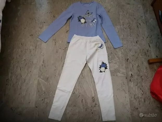 Lotto: maglioncino petit bateau  piu Completo bambina 8 anni piu giubbetto jeans