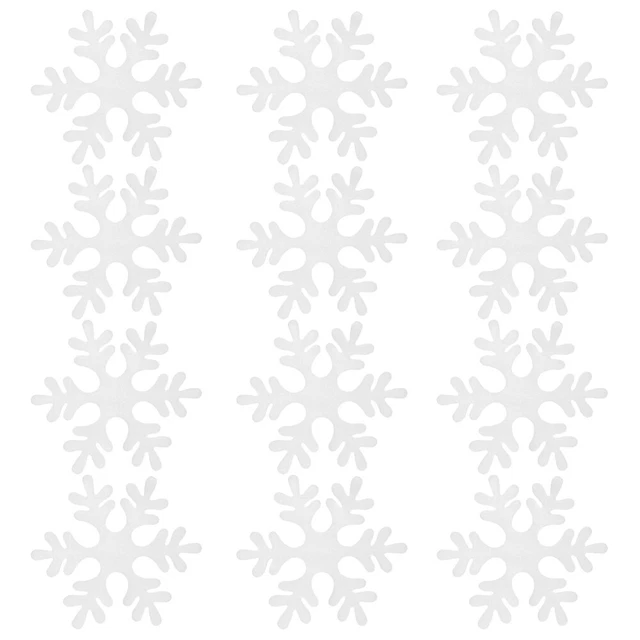 Weihnachten 12 stücke Weihnachten hängende dekoration schaum schneeflocke