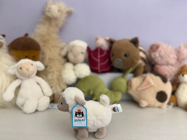 JELLYCAT RETIRED AND Rare Jellycat Diddle Lamb Brand New With Tags