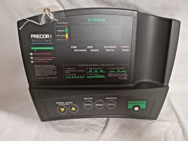 precor c846 upright bike