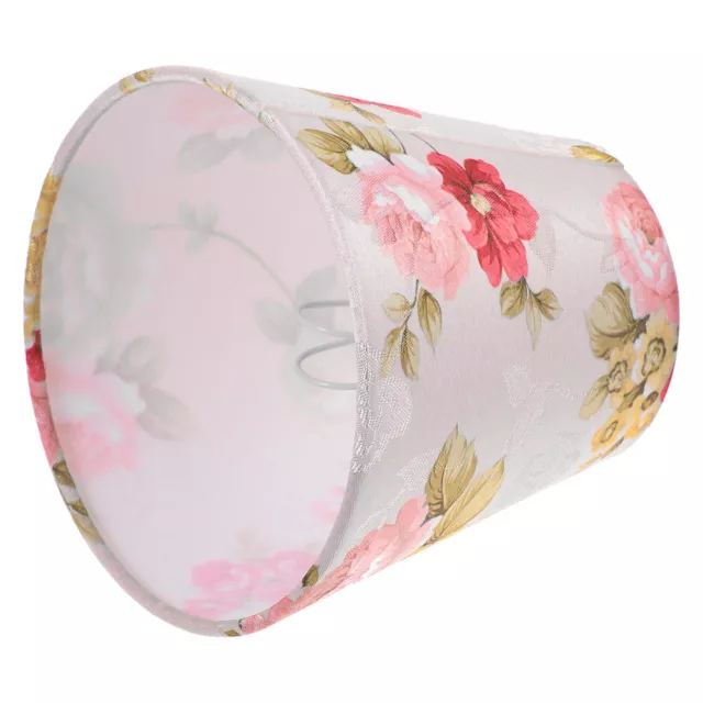 Stoff-Lampenschirm Blumenmuster Schutz für Decken-/Tisch-/Wandlampe