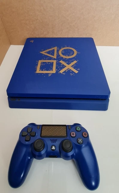 PS4 SLIM 500GB Days of Play Limited Edition Console Blue