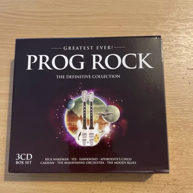 Greatest Ever! Prog Rock: The Definitive Collection by Various Artists 3 CD