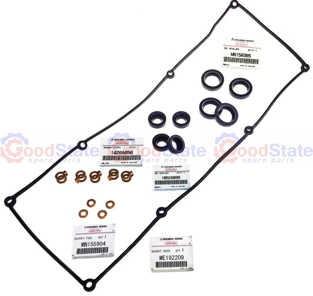 GENUINE Mitsubishi Pajero NS 4M41 Injector Washer Rocker Cover Gasket Seal Kit