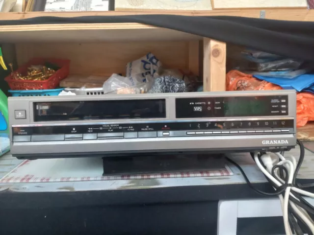 Vintage Granada video cassette recorder VCR. Spares Or Repair