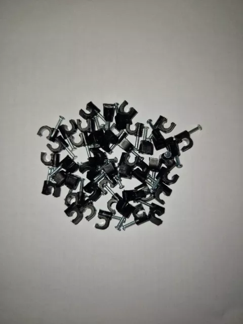 Round Cable Clips black and white  4mm/ 5mm/ 6mm/ 7mm/ 8mm/ 10mm/12mm/16mm