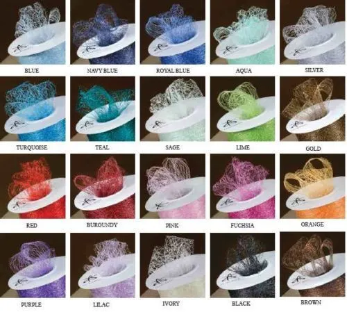 Lace Web Mesh Net Ribbon 22 Colours -  Wedding Cards / Cakes / Crafts/ Christmas