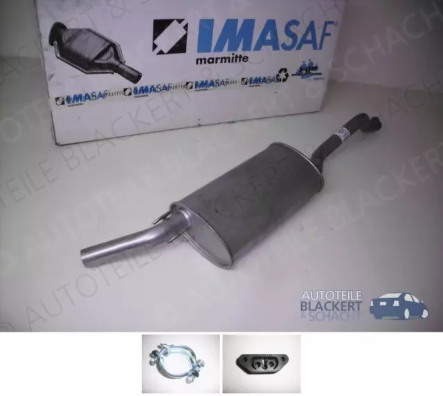 IMASAF ESD Auspuff Endtopf für Renault R21 Kombi 1.7/2.0/2.1D/2.2 64-79KW