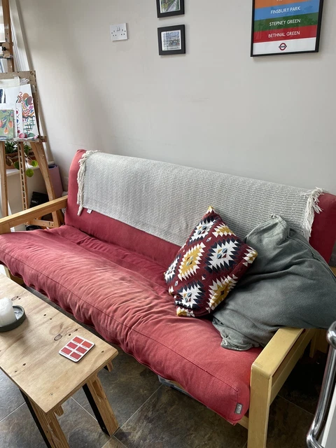 FUTON COMPANY 3 Seater Double sofa bed Used And Repaired 80.00