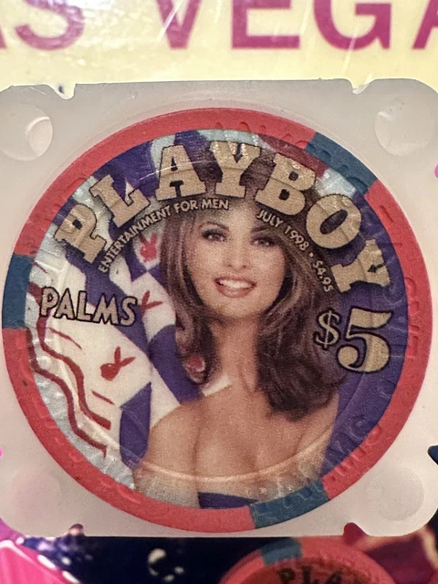 $5 PALMS LAS VEGAS NV Casino Poker Chip PLAYBOY CLUB