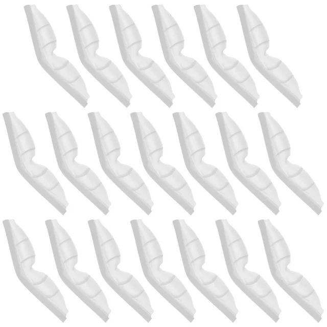 20 piezas almohadilla nasal antiniebla almohadilla de puente nasal de silicona tiras nasales almohadillas nasales