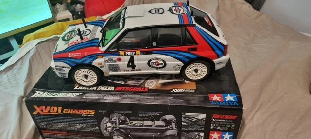 Naafdeksel sticker set zwart logo Lancia Delta Integrale (set 4 st