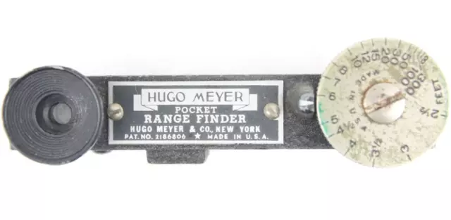 1940's Vintage Hugo Meyer & Co Camera Pocket Range Finder New York Photography