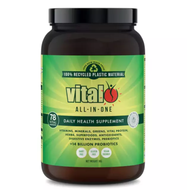 Vital All-In-One Daily Health Supplement 1KG - Multivitamin and Mineral Powd