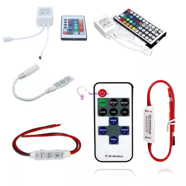 12V 3/10/24/44 Keys IR Remote Controller For 3528 5050 RGB LED Strip Light