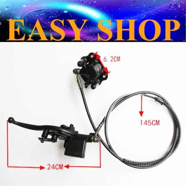 Rear Hydraulic Disc Brake System Caliper 110cc 125cc 150cc Quad Bike ATV Buggy