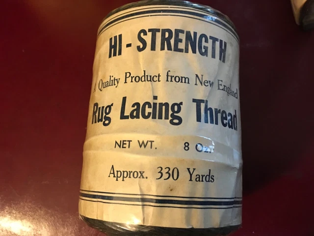 NUEVO hilo de cordones vintage de alta resistencia 330 yardas negro