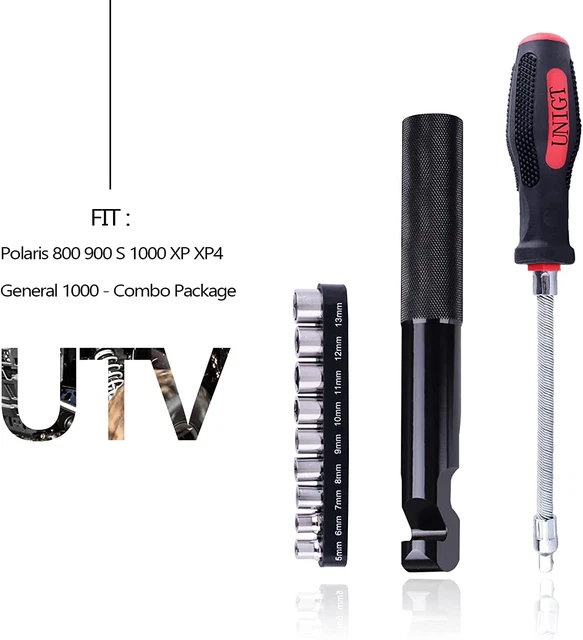 UNIGT Belt Changing Tool with Clutch Cover Removal Tool Kit Compatible with Pola 2