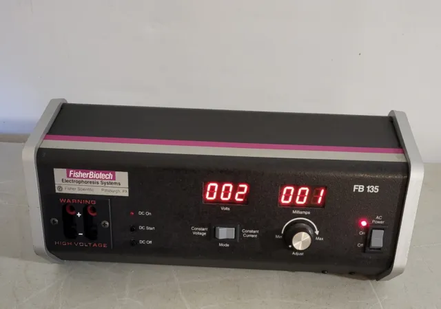 Fisher Biotech Electrophoresis System Power Supply Fb 135