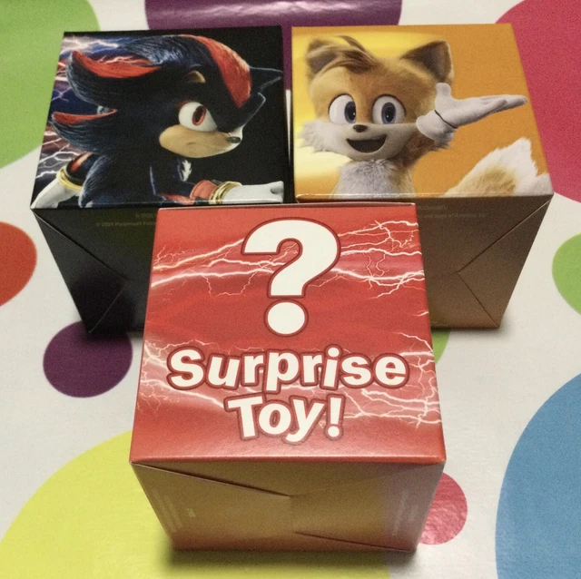 MCDONALDS HAPPY MEAL Toys 2025. Sonic The Hedgehog 3 Plush Ball Toys