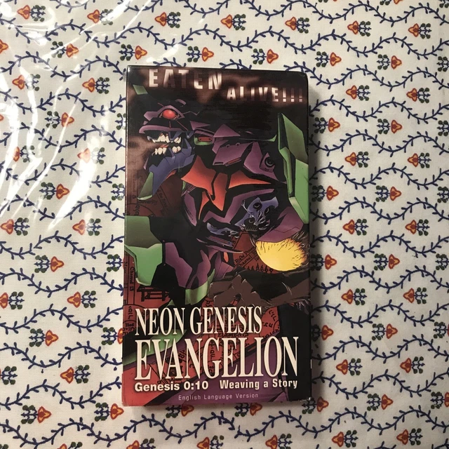 NEON GENESIS EVANGELION Genesis 010 English Language VHS TAPE “New