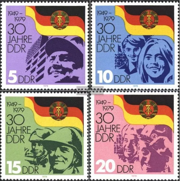 DDR 2458-2461 (kompl.Ausgabe) postfrisch 1979 30 Jahre DDR