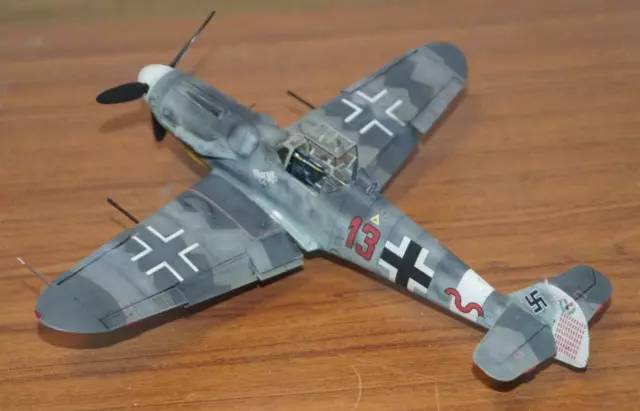 trevs models, EDUARD, Messerschmitt Bf 109G-6 1/48, built and weathered